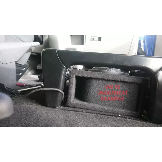 Excursion PX-US65 2 pasywne subwoofery pod siedzenia samochodowe z głośnikami 165mm - 200/600W, 2ohm, obudowy bass-reflex z MDF dla prawej i lewej str